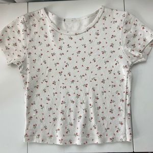red floral ashlyn top